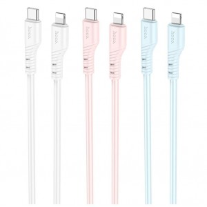 Кабель Hoco X97 Crystal color PD20W Silicone Type C to Lightning Кабель Hoco X97 Crystal color PD20W Silicone Type C to Lightning