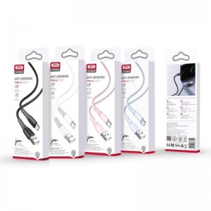 Кабель USB XO NB225 Silicone two-color Type C Кабель USB XO NB225 Silicone two-color Type C