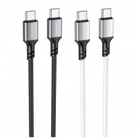 Кабель USB Borofone BX83 60W (20V/3A) Silicone Type-C to Type-C