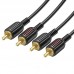 Кабель Аудiо Borofone BL13 dual RCA to dual RCA 1,5M Кабель Аудiо Borofone BL13 dual RCA to dual RCA 1,5M