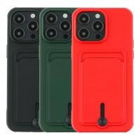 Чохол TPU Colorfull Pocket Card для iPhone 15 Pro Max Чохол TPU Colorfull Pocket Card для iPhone 15 Pro Max