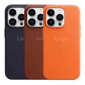 Чохол Leather Case with MagSafe для iPhone 14 Pro