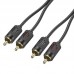 Кабель Aux Hoco UPA29 dual RCA to dual RCA 1.5m Кабель Aux Hoco UPA29 dual RCA to dual RCA 1.5m