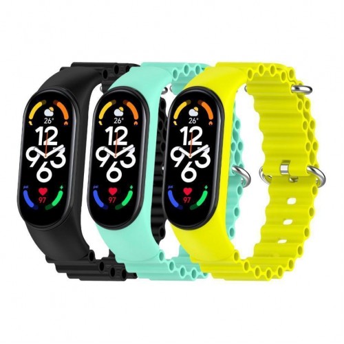 Ремінець для Xiaomi Mi Band 3/4/5/6/7 Ocean Band