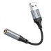 Перехідник Hoco LS36 Sound Card USB to AUX 3.5mm (female) 12cm