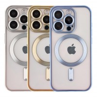 Чохол TPU Metallic Chrome Full Camera with Magsafe для iPhone 14 Pro Max Чохол TPU Metallic Chrome Full Camera with Magsafe для iPhone 14 Pro Max