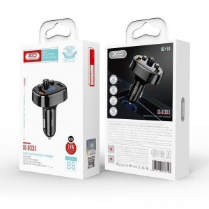 FM-трансмітер XO BCC03 car charger 18W QC 3.0 FM-трансмітер XO BCC03 car charger 18W QC 3.0