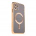 Чохол TPU Metallic Full Camera with Magsafe для iPhone 11