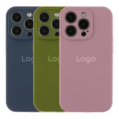 Чохол Silicone Case Full Size with Frame для iPhone 14 Pro