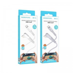 Кабель USB Borofone BX105 Corriente PD27W Type-C to Lightning