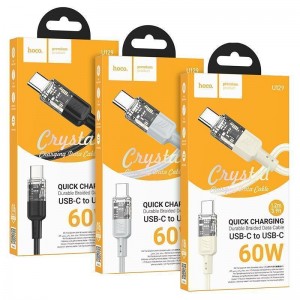 Кабель USB Hoco U129 60W Type-C to Type-C 1.2m