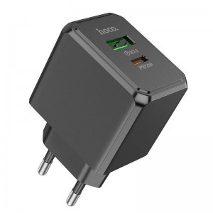 Мережевий Зарядний Пристрій Hoco CS14A 1USB-C/1USB PD/QC 20W