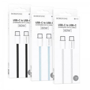 Кабель USB Borofone BX103 Original 60W Type-C to Type-C