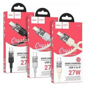 Кабель USB Hoco U129 PD27W Type-C to Lightning 1.2m