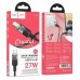 Кабель USB Hoco U129 PD27W Type-C to Lightning 1.2m