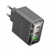 Мережевий Зарядний Пристрій Borofone BAS34A 2Type-C/1USB PD/QC 65W Мережевий Зарядний Пристрій Borofone BAS34A 2Type-C/1USB PD/QC 65W