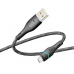 Кабель USB Ridea RC-RL15 RGB Light MicroUSB 3A 1.2m Кабель USB Ridea RC-RL15 RGB Light MicroUSB 3A 1.2m