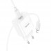 Мережевий Зарядний Пристрій Hoco C76A Pro 1USB-C PD/QC 30W+Type-C to Lightning Мережевий Зарядний Пристрій Hoco C76A Pro 1USB-C PD/QC 30W+Type-C to Lightning