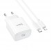 Мережевий Зарядний Пристрій Hoco C76A Pro 1USB-C PD/QC 30W+Type-C to Lightning Мережевий Зарядний Пристрій Hoco C76A Pro 1USB-C PD/QC 30W+Type-C to Lightning
