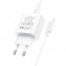 Мережевий Зарядний Пристрій Hoco C76A Pro 1USB-C PD/QC 30W+Type-C to Lightning Мережевий Зарядний Пристрій Hoco C76A Pro 1USB-C PD/QC 30W+Type-C to Lightning