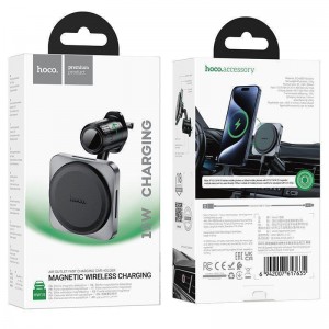 Автотримач Hoco HW15 Speed Magnetic Wireless 15W Автотримач Hoco HW15 Speed Magnetic Wireless 15W