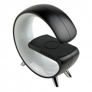Бездротовий Зарядний Пристрій з с RGB Light/Alarm Clock/Desk Lamp 15W