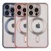 Чохол TPU Metallic Chrome Full Camera with Magsafe для iPhone 12 Pro