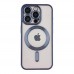 Чохол TPU Metallic Chrome Full Camera with Magsafe для iPhone 12 Pro