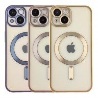 Чохол TPU Metallic Chrome Full Camera with Magsafe для iPhone 13 Чохол TPU Metallic Chrome Full Camera with Magsafe для iPhone 13
