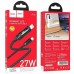 Кабель USB Hoco U126 PD27W Type-C to Lightning 1.2m