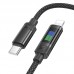 Кабель USB Hoco U126 PD27W Type-C to Lightning 1.2m