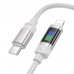 Кабель USB Hoco U126 PD27W Type-C to Lightning 1.2m