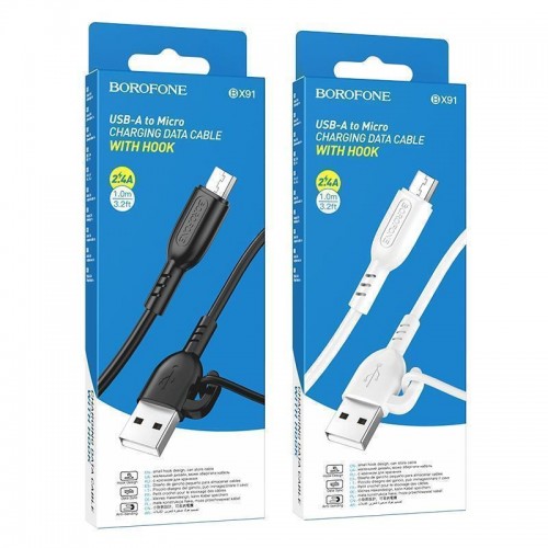 Кабель USB Borofone BX91 Micro 2.4A