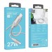 Кабель USB Borofone BU44 Sincero PD27W Type-C to Lightning 1.2m