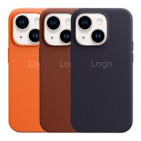 Чохол Leather Case with MagSafe для iPhone 13