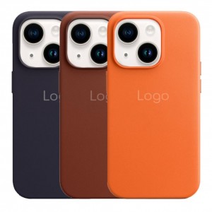 Чохол Leather Case with MagSafe для iPhone 15