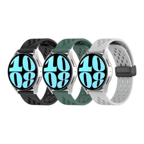 Ремінець Универс 20mm Silicone With Magnetic для Samsung/Amazfit/Huawei