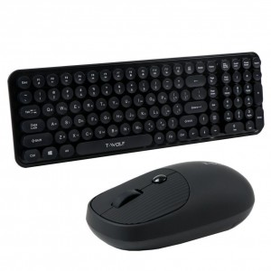 Бездротова Клавіатура і Миша TWolf TF350 Black