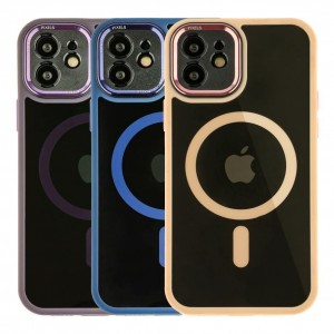 Чохол TPU+PC+Metal Calais with MagSafe для iPhone 12