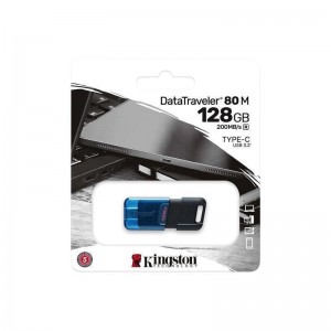 USB флеш-накопичувач 3.2 Kingston DataTraveler 80M 128gb Type C