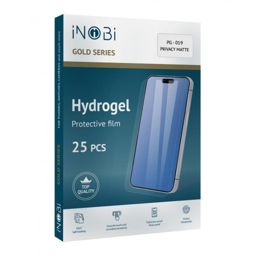 Гідрогель плівка iNobi GOLD PG-019 / 25 штук (матова приватна)