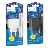 Мережевий Зарядний Пристрій Hoco CS11A 1USB 2.1A+USB to Micro Мережевий Зарядний Пристрій Hoco CS11A 1USB 2.1A+USB to Micro