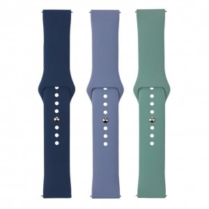 Ремінець Универс 22mm Silicone Original Button Design для Samsung/Amazfit/Huawei