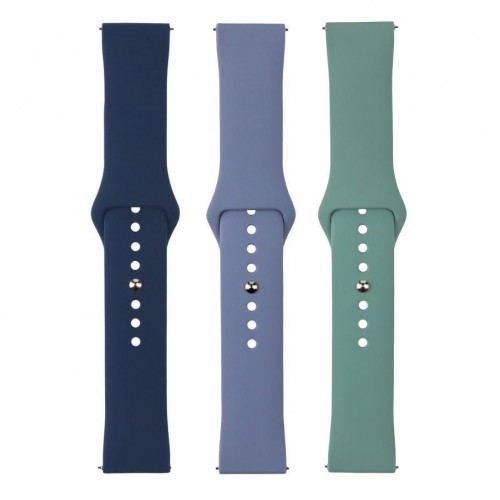 Ремінець Универс 22mm Silicone Original Button Design для Samsung/Amazfit/Huawei