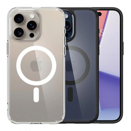 Чохол TPU+PC Spigen Ultra Hybrid with Magsafe для iPhone 15 Pro Max