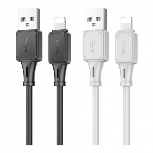 Кабель USB Hoco X101 Assistant Silicone Lightning 2.4A 30шт.