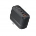 Мережевий Зарядний Пристрій LDNIO Q366 1USB/2USB-C GAN PD65W+Type-C to Type-C