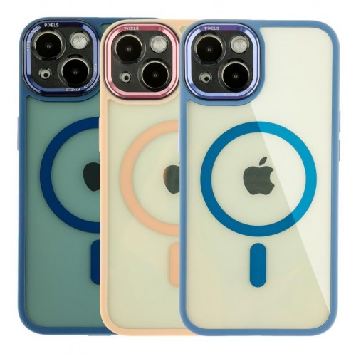 Чохол TPU+PC+Metal Calais with MagSafe для iPhone 13