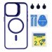 Чохол TPU+PC+Metal Stand Case with MagSafe and Camera Lenses для iPhone 15 Pro Max Чохол TPU+PC+Metal Stand Case with MagSafe and Camera Lenses для iPhone 15 Pro Max