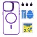 Чохол TPU+PC+Metal Stand Case with MagSafe and Camera Lenses для iPhone 15 Pro Max Чохол TPU+PC+Metal Stand Case with MagSafe and Camera Lenses для iPhone 15 Pro Max